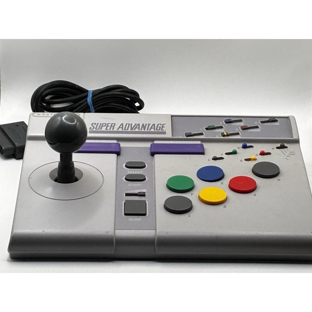 AsciiWare Super Advantage Joystick Controller - SNES Super Nintendo Model 4910